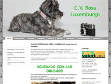 Tablet Screenshot of clinica-veterinaria-rosa-luxemburgo.com